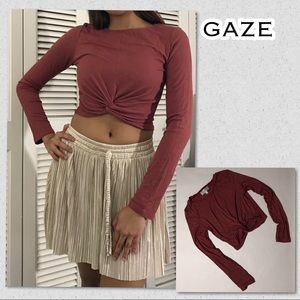 ❌SOLD❌Sleeves Crop Top Sexy